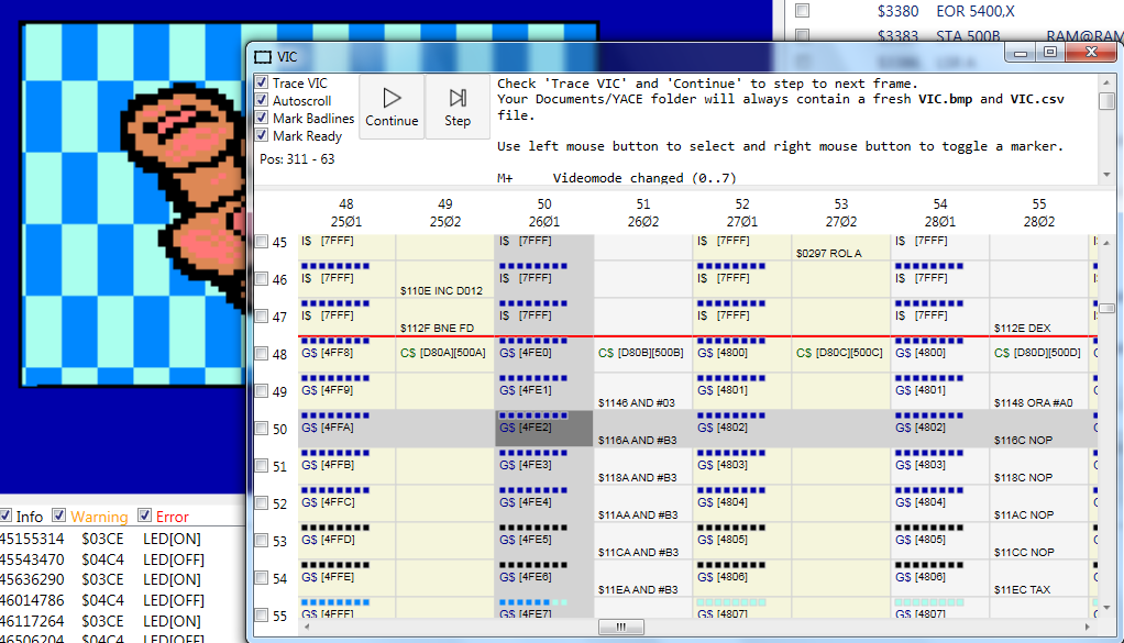VIC Debugger